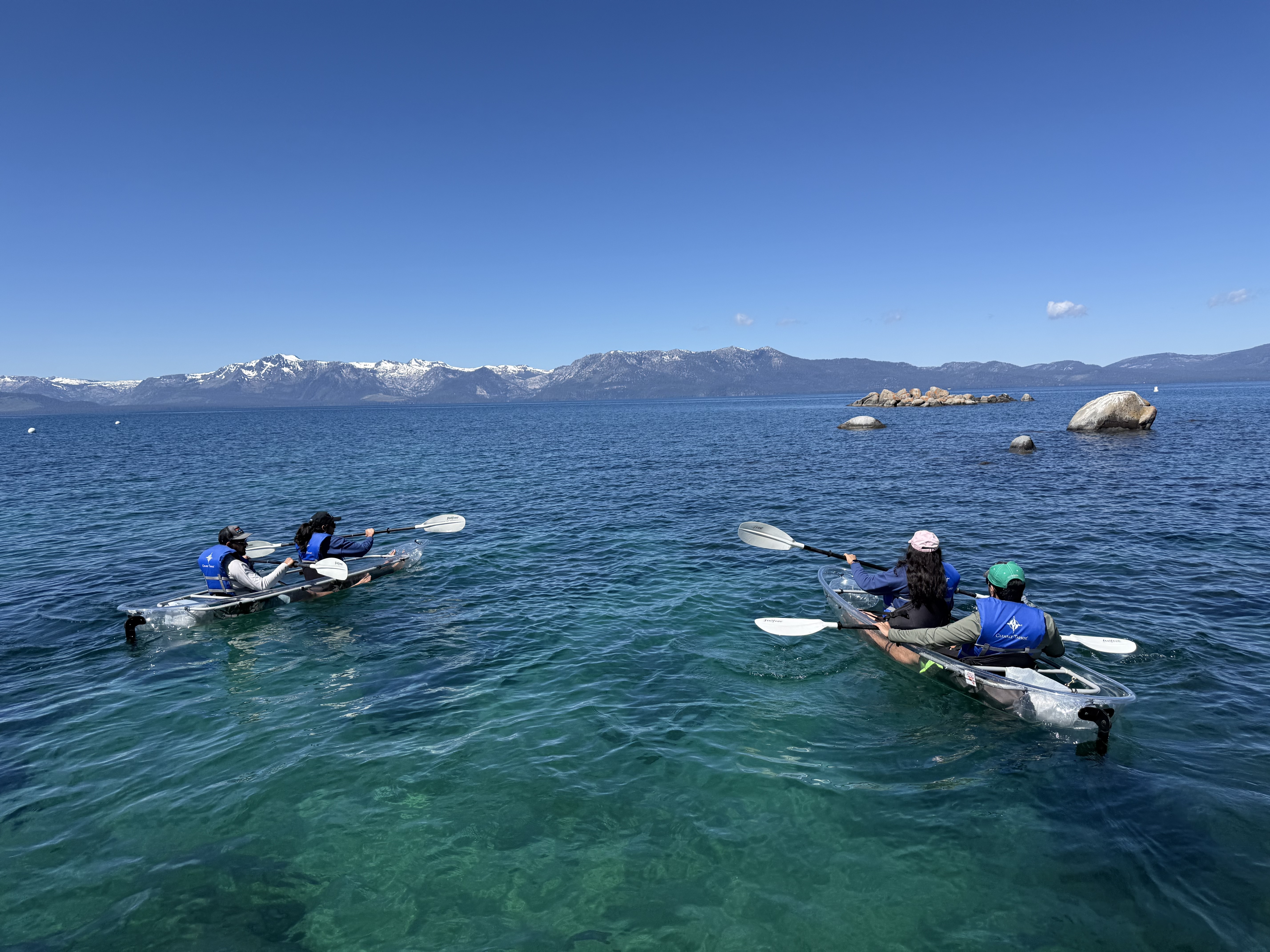 Kayaking at Lake Tahoe